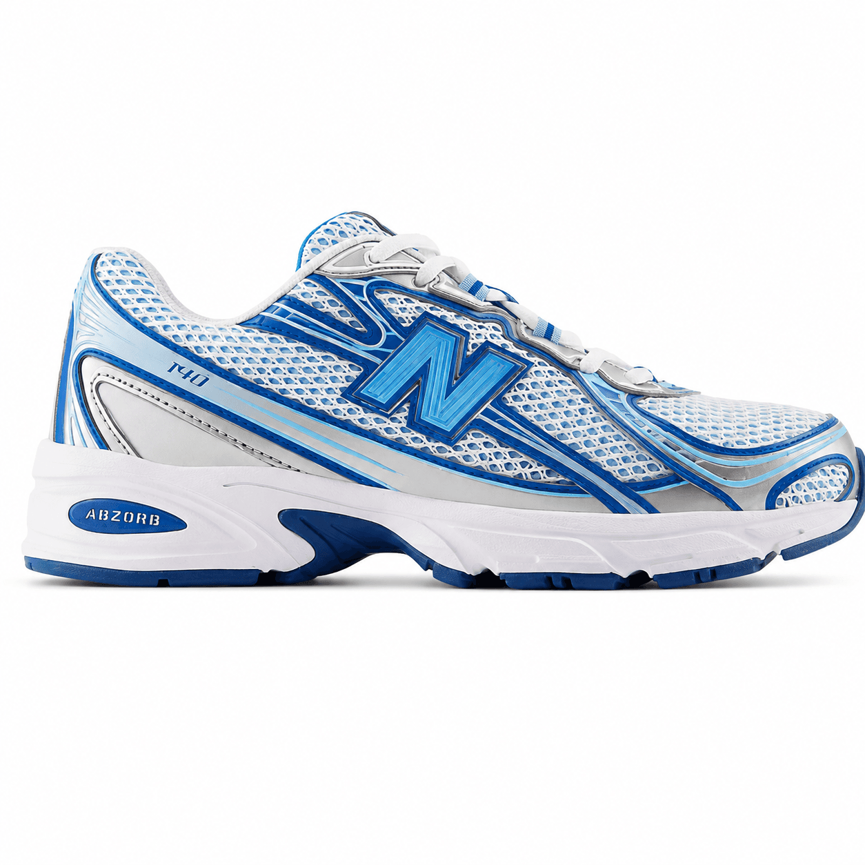 New Balance 740 أزرق وأبيض وفضي 1