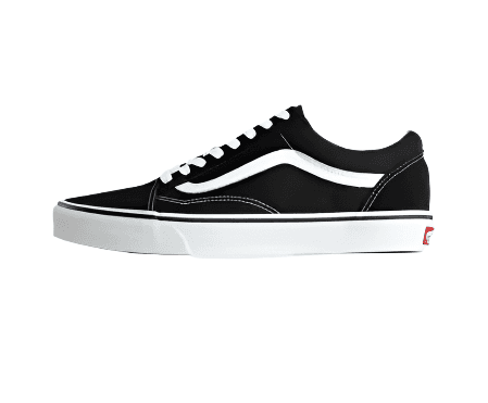 Vans Old Skool Black / White 3